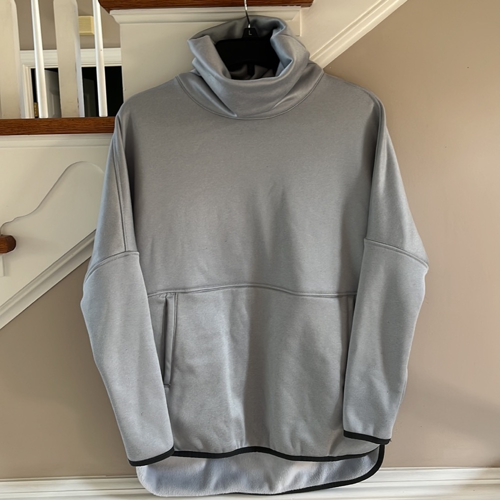 The North Face Light Gray Pullover Turtleneck Sweater